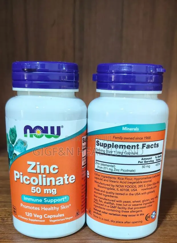 Zinc Picolinate, 50mg, 120 Vegcapsules- 2031expiry · Photo 1