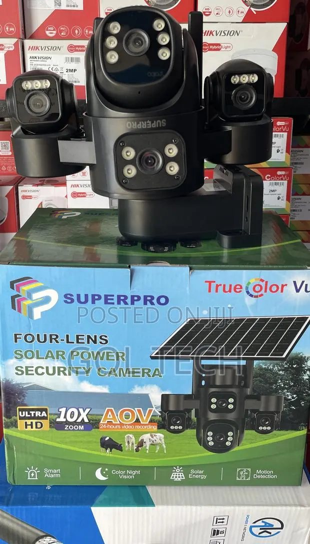 Superpro Four-Lens Solar Security Camera · Photo 2