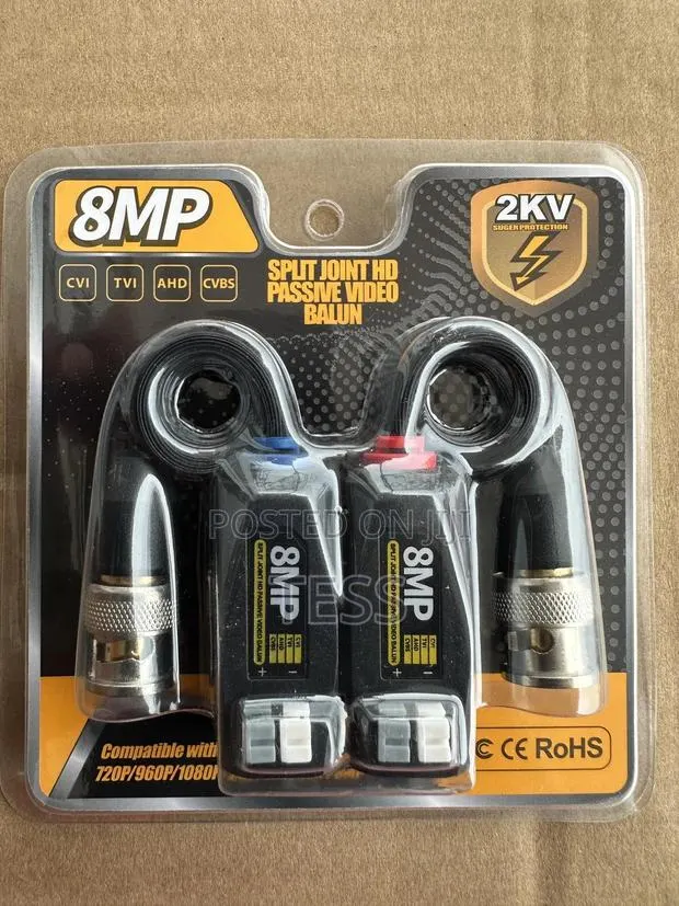 Video Balun /8mp TVI/AHD/CVI/CVBS · Photo 1