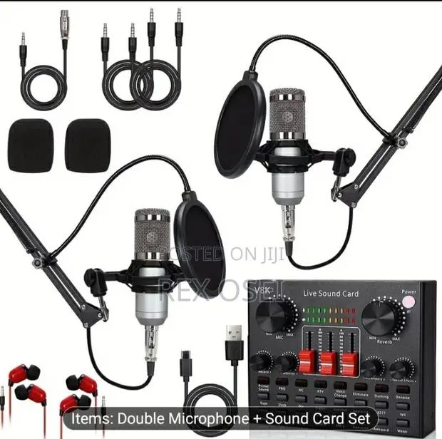 Live Podcast Microphone and Sound for 2 People · Photo 1