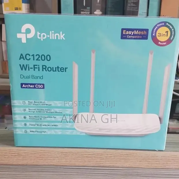 TP-Link Archer C50 AC1200 Dual Band Wifi Router · Photo 1