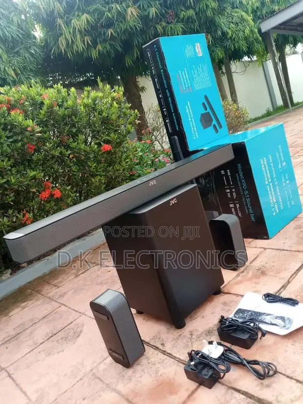 X90 JVC 10000 Watts 5.1 Channel TV Soundbar · Photo 1