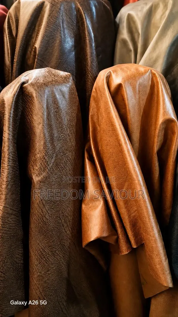 Focus Luxury Fabrics – Premium Vintage Leather Upholstery Material · Photo 1