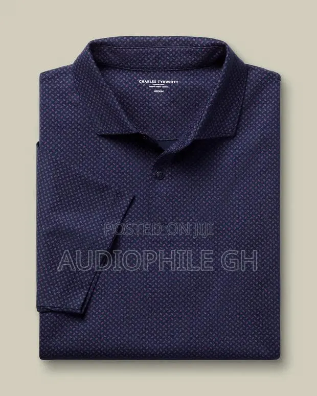 Charles Tyrwhitt Geo Printed Performance Polo Shirt · Photo 1