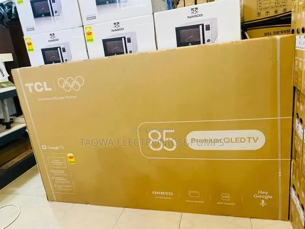 TCL 85inch Premium Qled TV · Photo 1