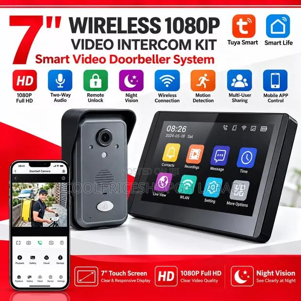 Wireless Video Doorbell Tuya Smart Home · Photo 1