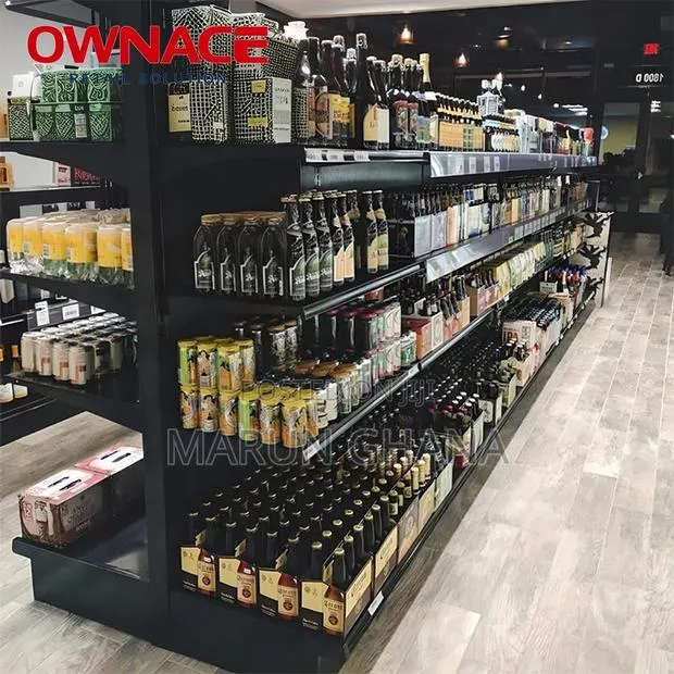 Commercial Supermarket Display Racks Pharmacy Gondola Shelving Units · Photo 2