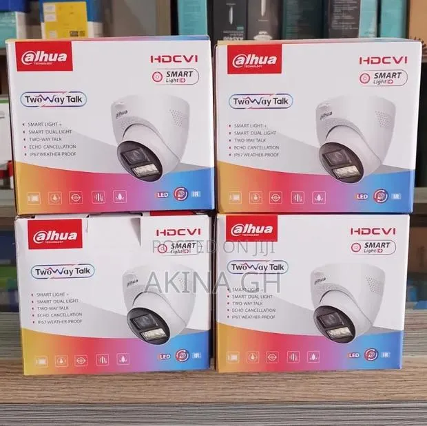 Dahua 2MP Analog 2 Way Audio Color Camera DH-HAC-HDW1200TQP-IL-T · Photo 1