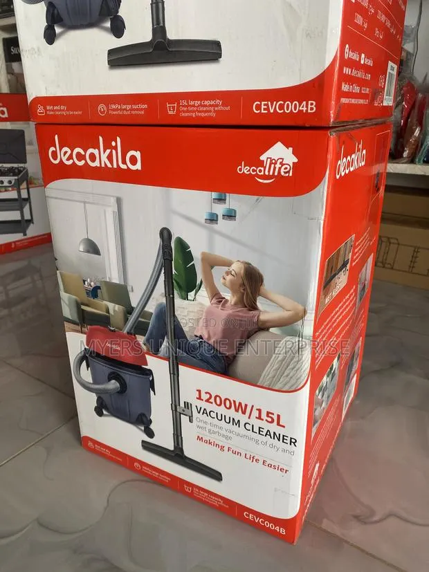 Decakila 15l Vacuum Cleaner-Complete Accessories in Box · Photo 1