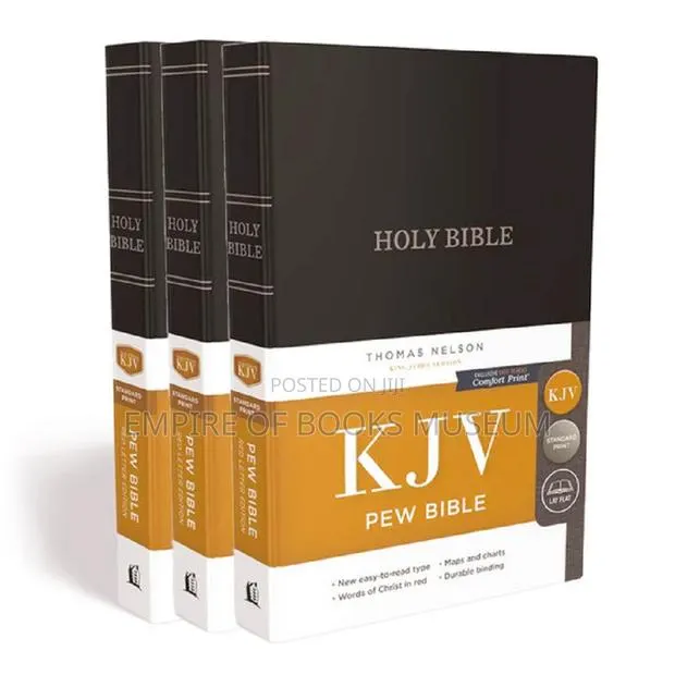 KJV-NIV Large Print Pew Bible Thomas Nelson · Photo 1