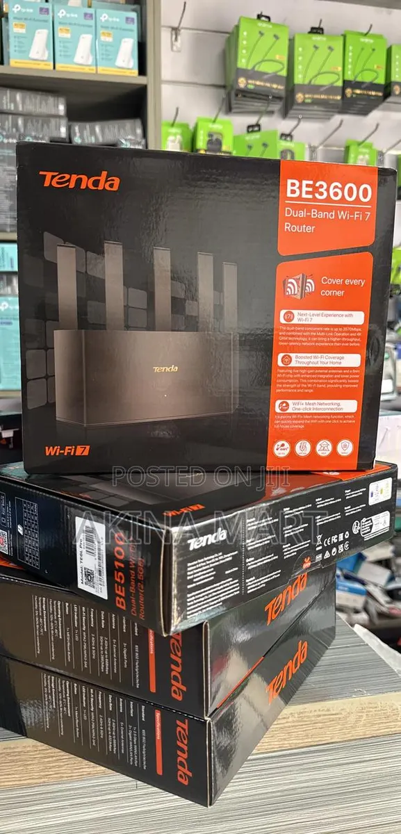 Tenda Te3l Be3600 Dual-Band Te3l Be3600 Dual Band Wifi 7 Router · Photo 1