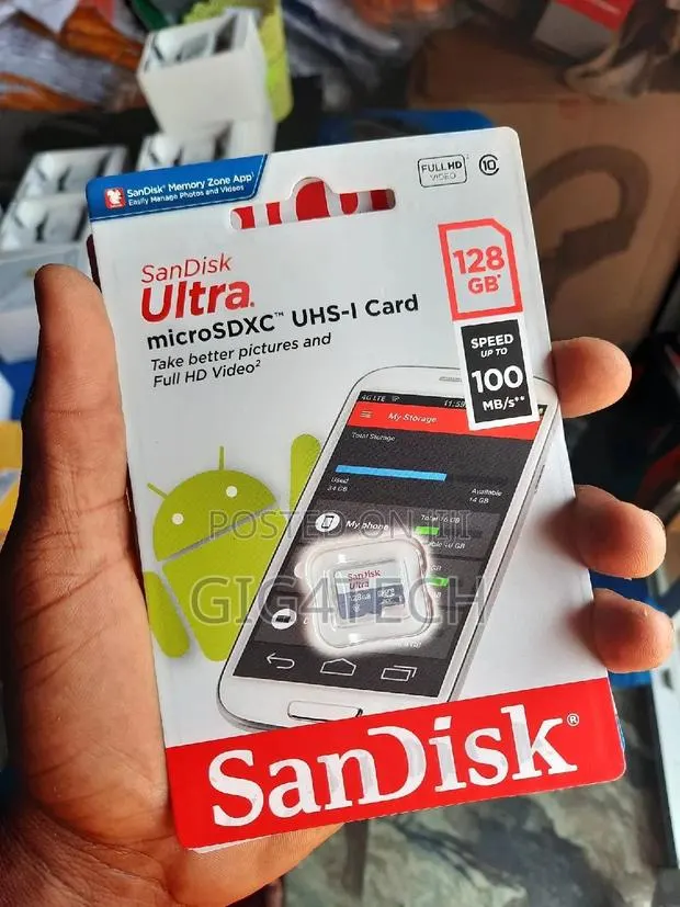 Sandisk Micro Sd Card 128gb · Photo 1