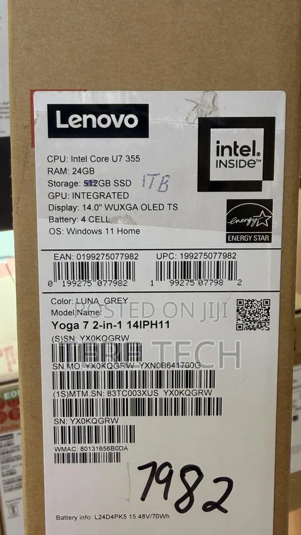 New Laptop Lenovo 24GB Intel Core Ultra 7 SSD 1T · Photo 1