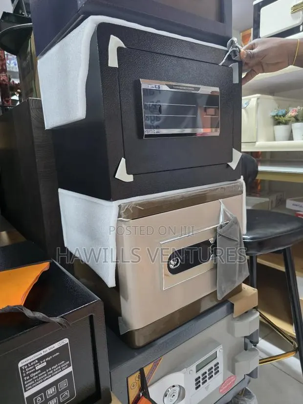 Electronic Safe Series Electronics Champagne/Black .(H-30*37*30cm · Photo 1