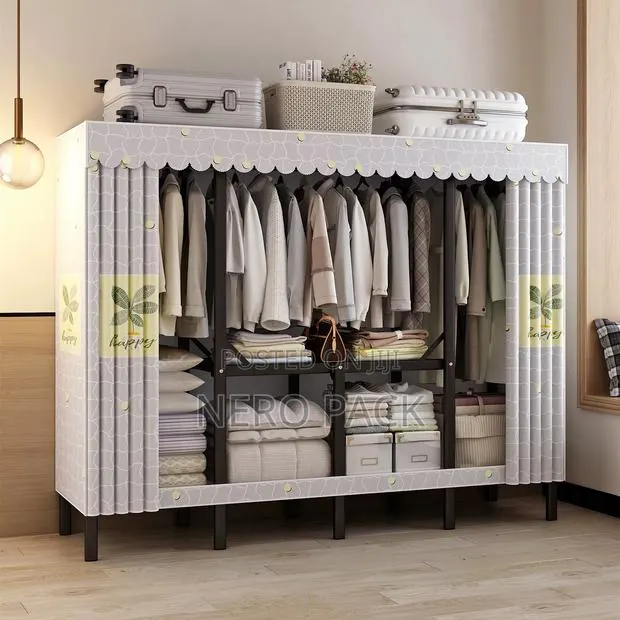Steel Large Capacity Folding Cloth Closet, Convenient Metal Wardrobe · Photo 1