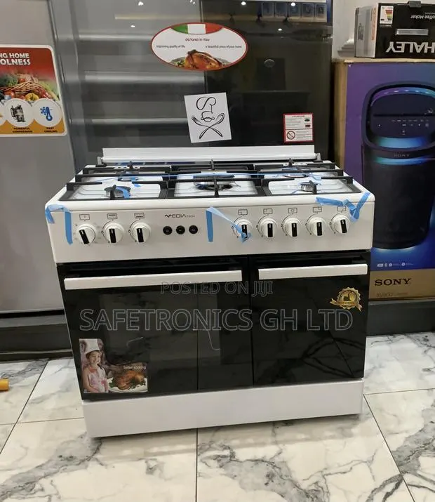 Energy Sufficient Mediatech 60×90 White Gas Cooker · Photo 1