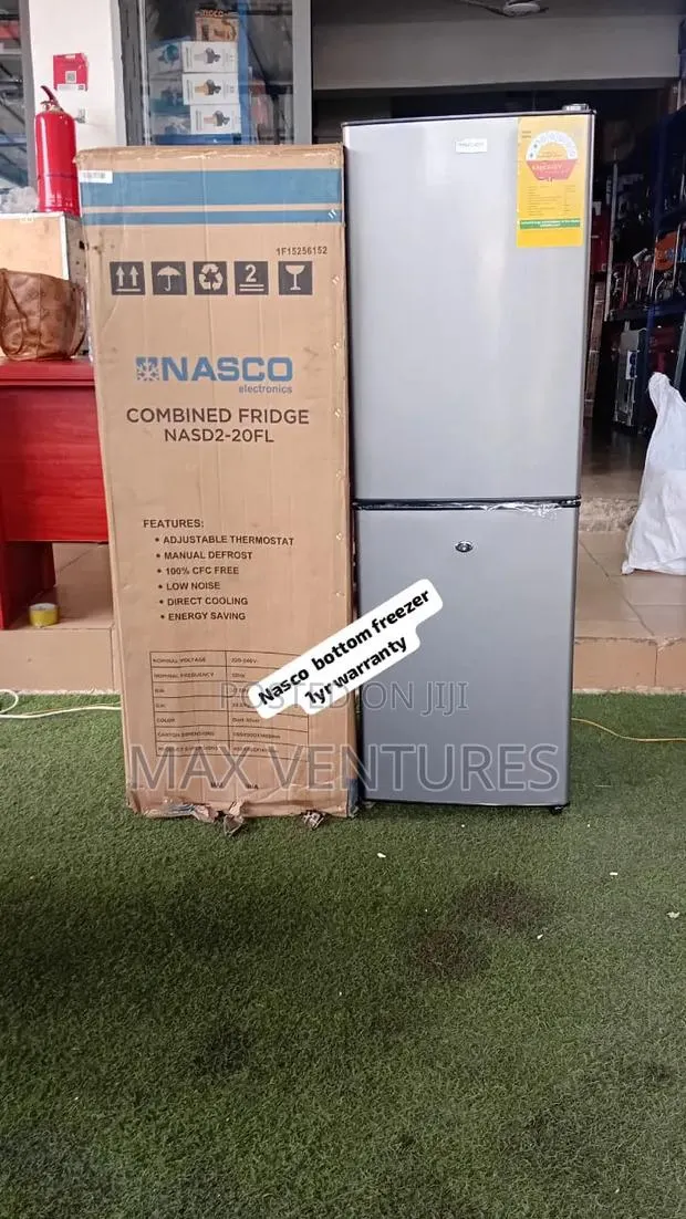 Nasco 158L Double Door Refrigerator NASD2- · Photo 1