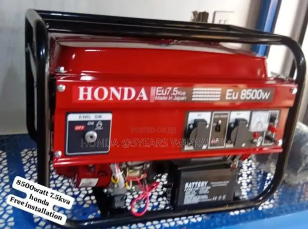 Mobile Japanese Honda Petrol Generator 7.5kva 8500watt · Photo 1