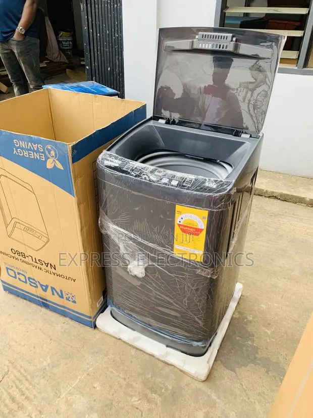 Get a New Nasco 8kg Top Load Full Auto Washing Machine W/ [NASTL-B80] · Photo 1