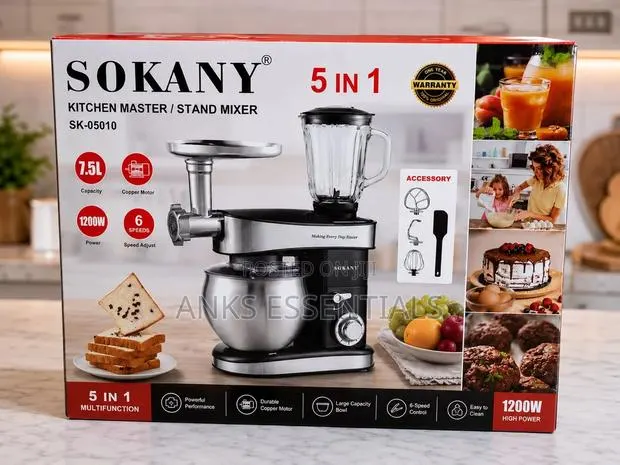SOKANY 1200W 7.5L Stand Mixer With Blender Meat Grinder · Photo 1