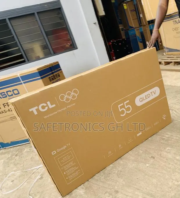 Fresh in Box Smart 4K Android 55 Inch TCL Qled TV · Photo 1