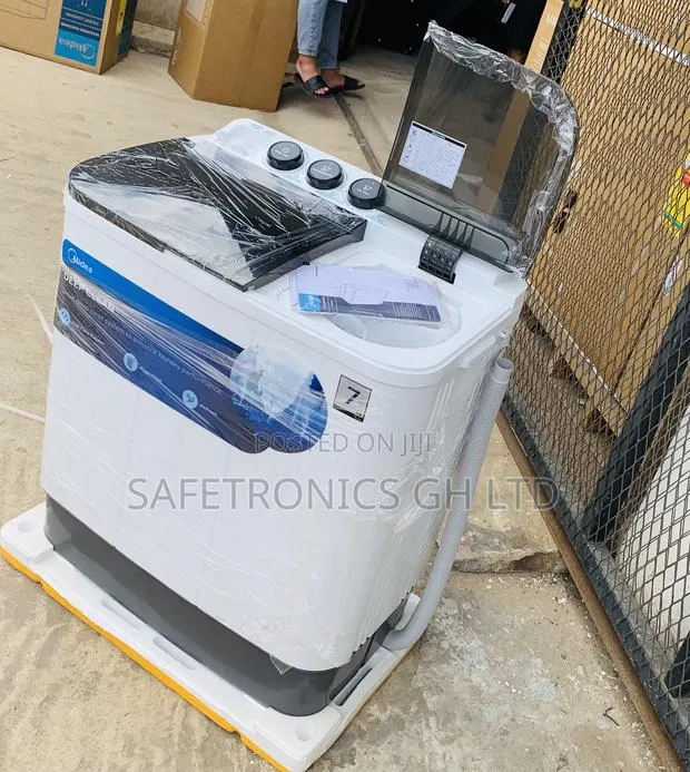 Just Shop Midea 7.0kg Semi Auto Washing Machine Mf100w70/W-Gh · Photo 1
