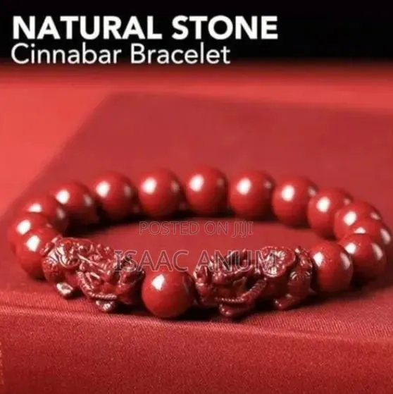 Feng Shui Cinnabar Bracelet for Wealth and Protection Good Luck Money · Photo 1