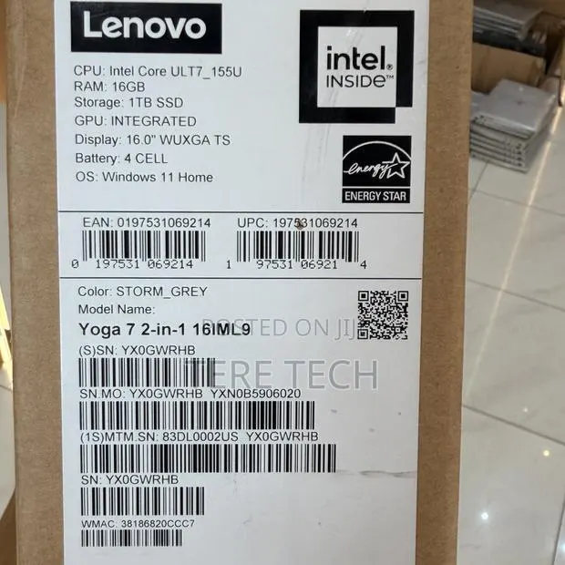 New Laptop Lenovo 16GB Intel Core Ultra 7 SSD 1T · Photo 2
