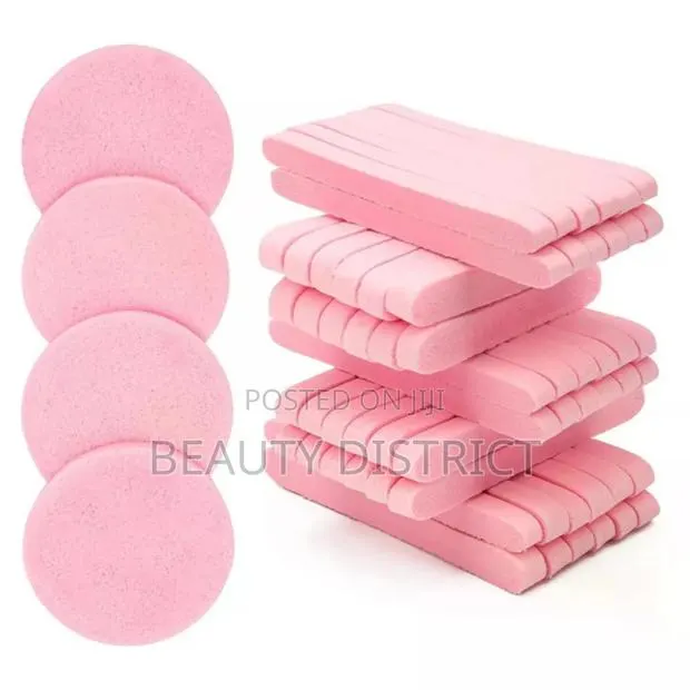 Compressed Facial Sponge (12 Pcs) · Photo 1