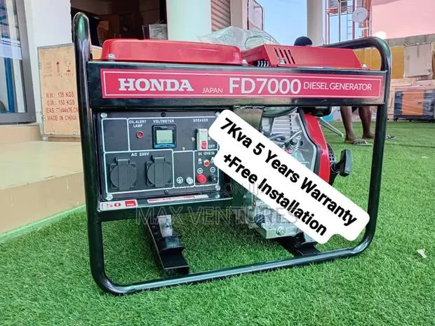 Newly Arrived Honda 7kva 7000watts Diesel Powered Generator · Photo 1