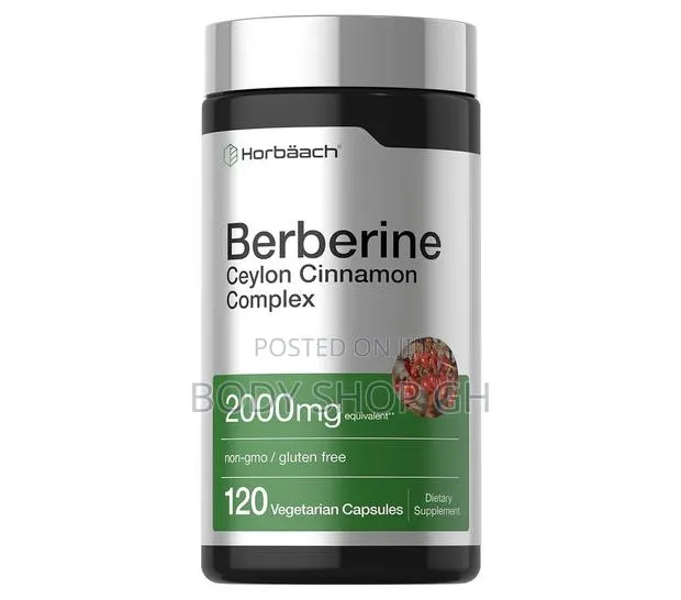Horbäach Berberine With Ceylon Cinnamon | 120 Veggie Capsules · Photo 1