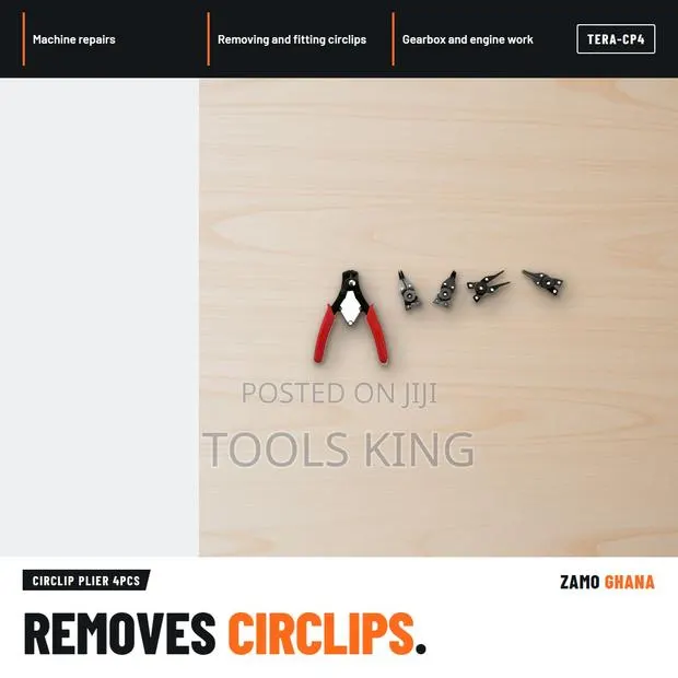 Circlip Plier 4Pcs - TERA-CP4 · Photo 1