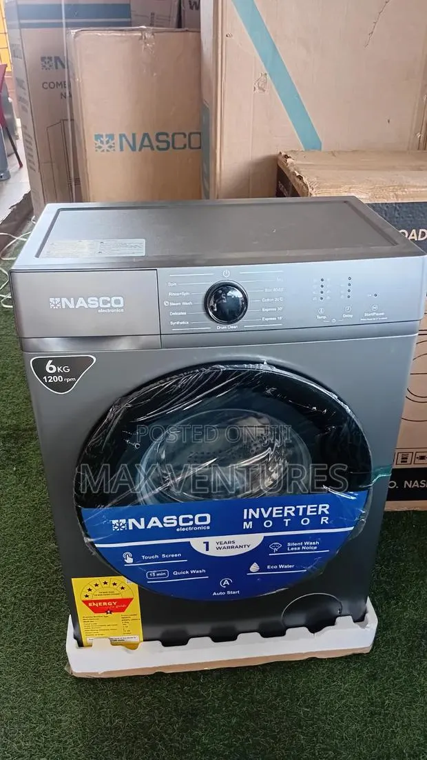 Nasco 6kg Front Load Washer – Smart Laundry Solution 6kg · Photo 1