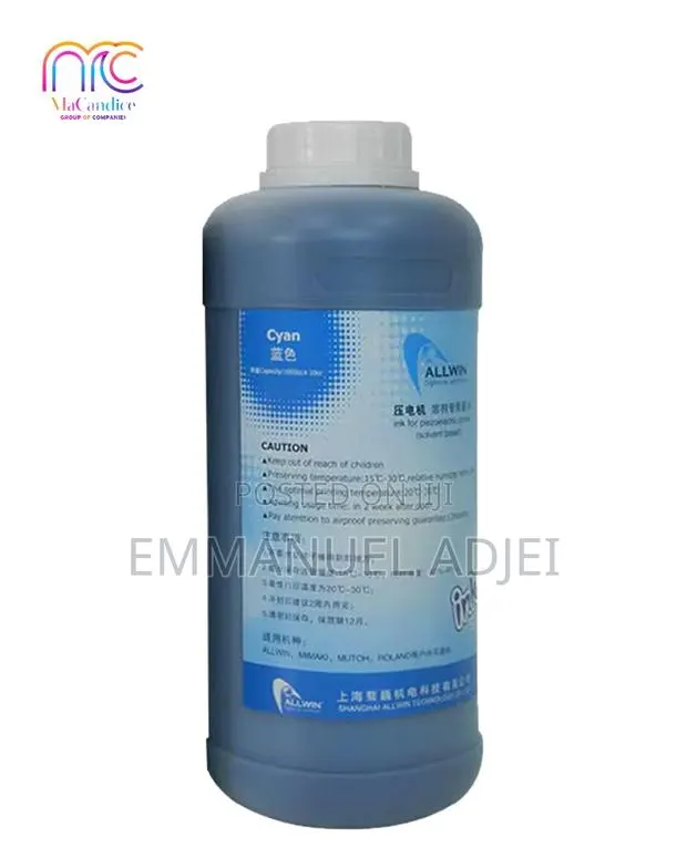 Original Eco Solvent Ink Indoor Outdoor for Dx7, Dx5, Xp600(Cyan) · Photo 1