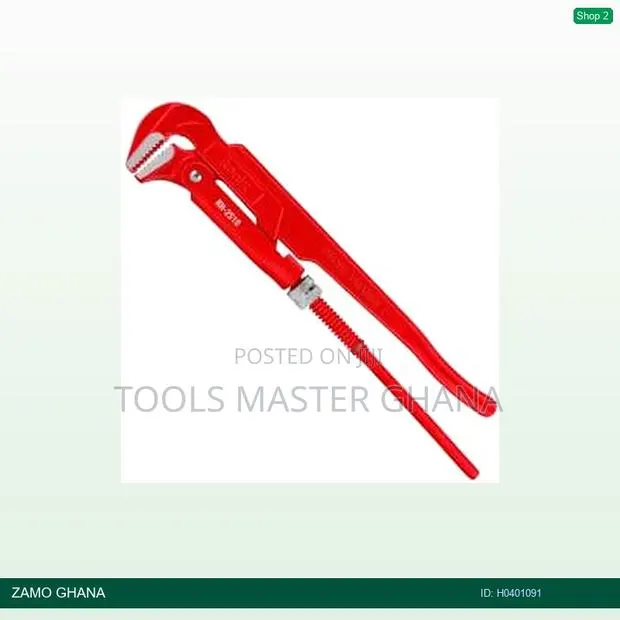 Bent Nose Pipe Wrench 1inch - H · Photo 1