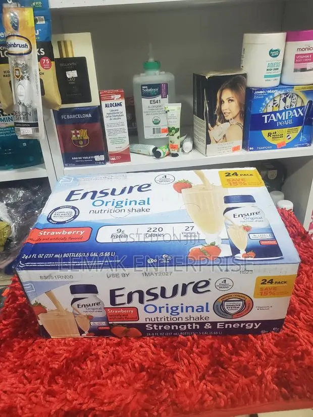 Ensure Original Nutrition Protein Shake Strawberry Flavor 24 Packs · Photo 2