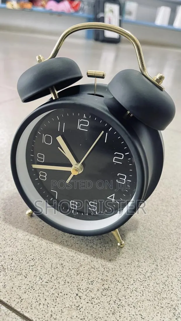 Desk Alarm Clock Black · Photo 1
