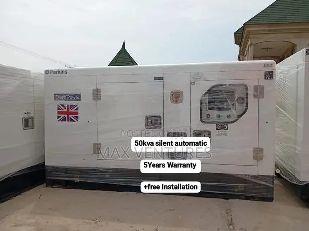 50kva Diesel Perkins Unused Diesel Powered Silent Generator · Photo 1