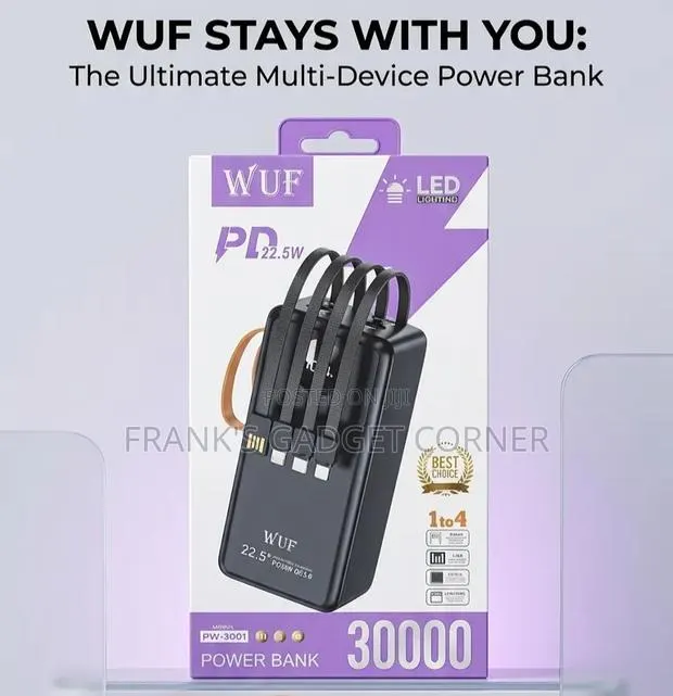 WUF Power Bank 30000mAh · Photo 1