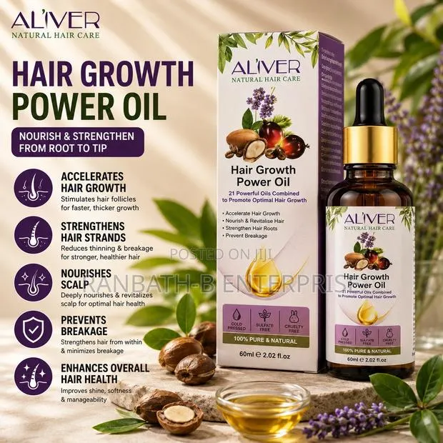 AL’IVER Premium Hair Growth Root Strengthening Oil · Photo 1