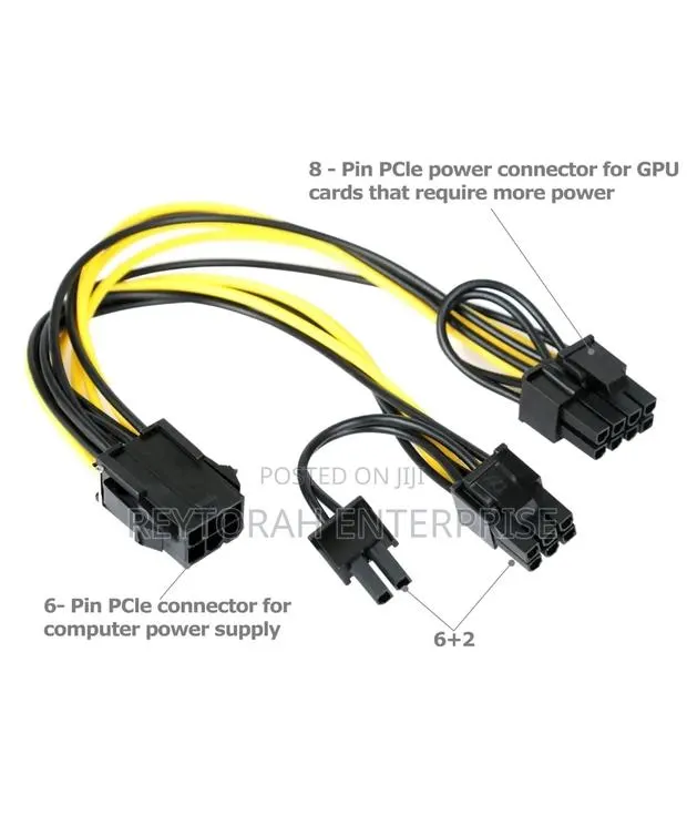 6pin to Dual 8pin Gpu Cable · Photo 1