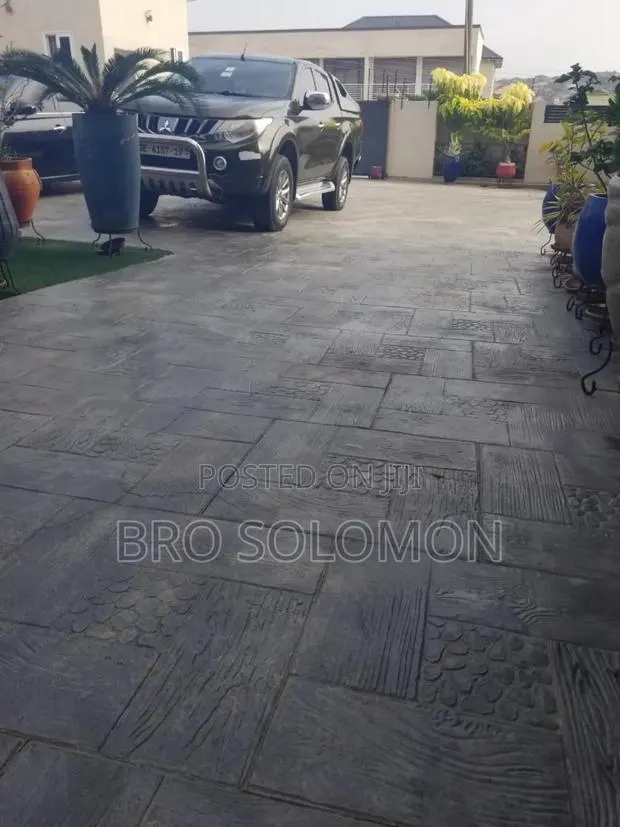 Professional Stamped Concrete Installation in Ghana | Megatek Co. · Photo 7