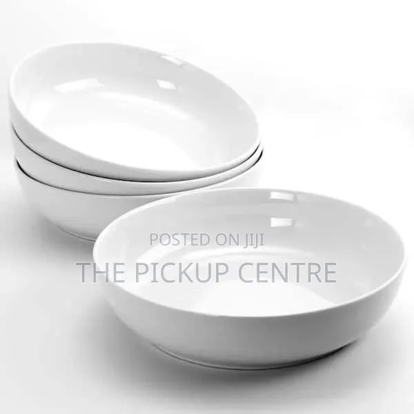 Gibson Home 8-Piece Dinner Bowl Set, White · Photo 1