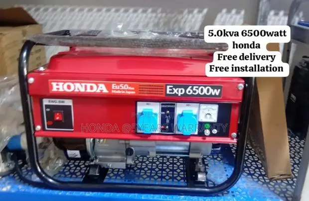 Sustainable Energy Co Honda 5.0kva 6500watt Petrol 5.0kva · Photo 1