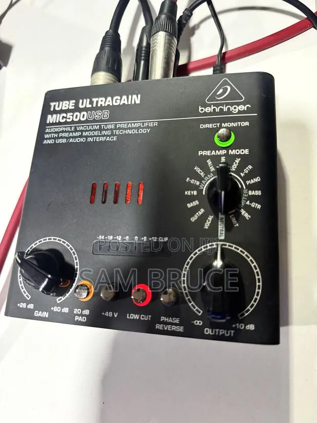 Tube Ultragain Mic500usb