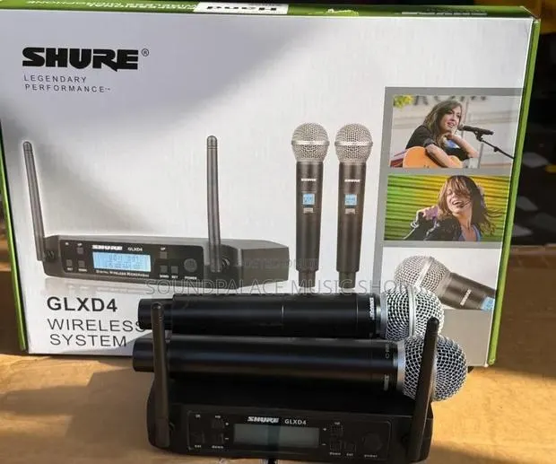 Shure Glxd4 Dual Wireless Microphone System. · Photo 1