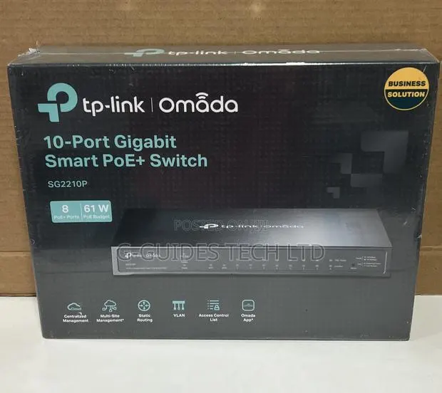 Tp-Link Omada Sg2210p 10-Port Gigabit Smart Poe+ Switch · Photo 1