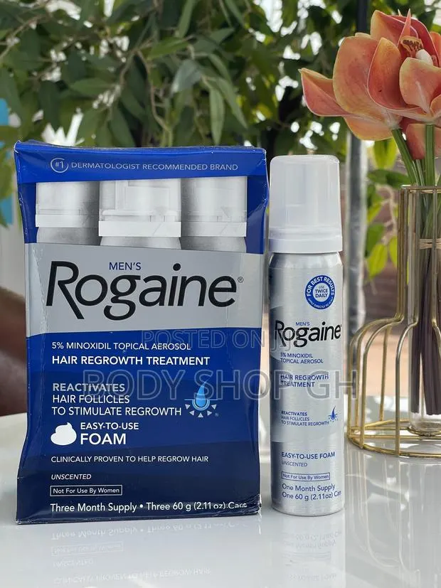 Original Rogaine Minoxidil Foam 5% for Men / Per Bottle · Photo 1