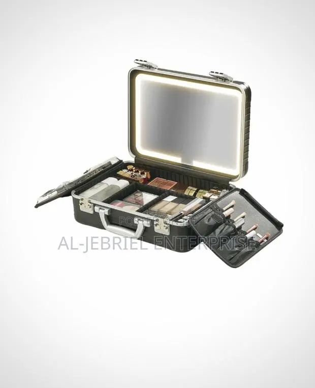 Makeup Storage Box With Led Mirror · Photo 1