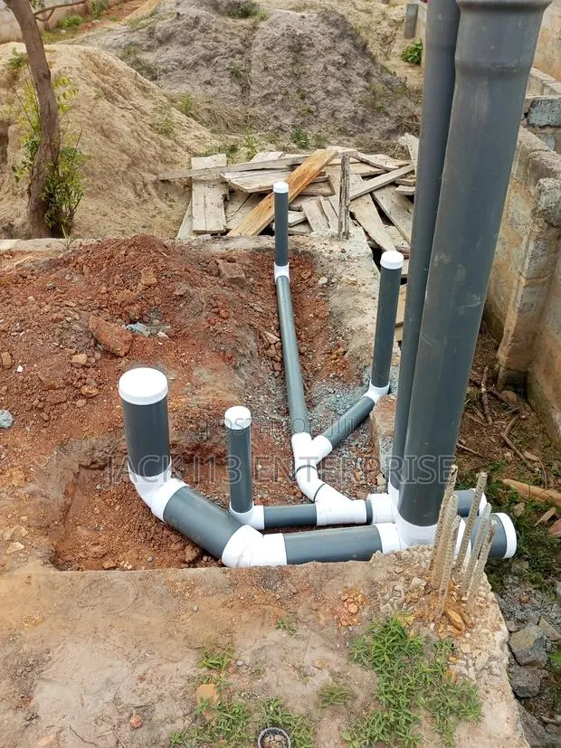 Installation of Sewage Pipes · Photo 1